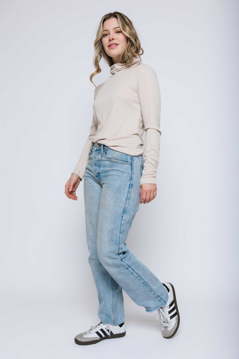 Emme-Soft Rib Turtleneck